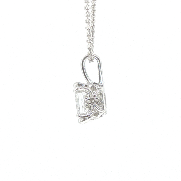 Radiant Diamond Pendant Image 3 Biondi Diamond Jewelers Aurora, CO