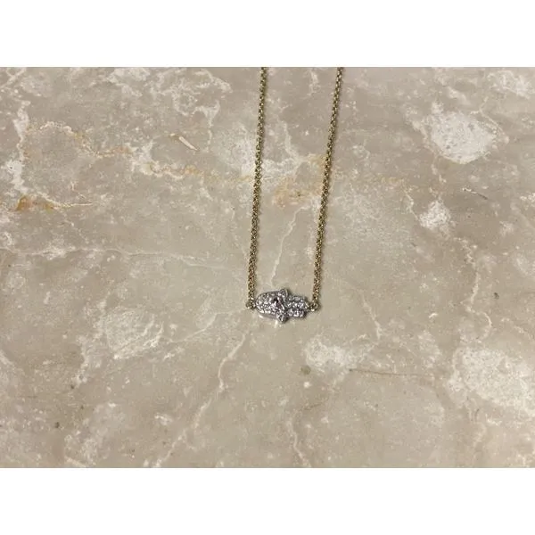 Two Tone Gold Diamond Necklace Biondi Diamond Jewelers Aurora, CO