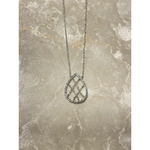 Diamond Pear Necklace Biondi Diamond Jewelers Aurora, CO
