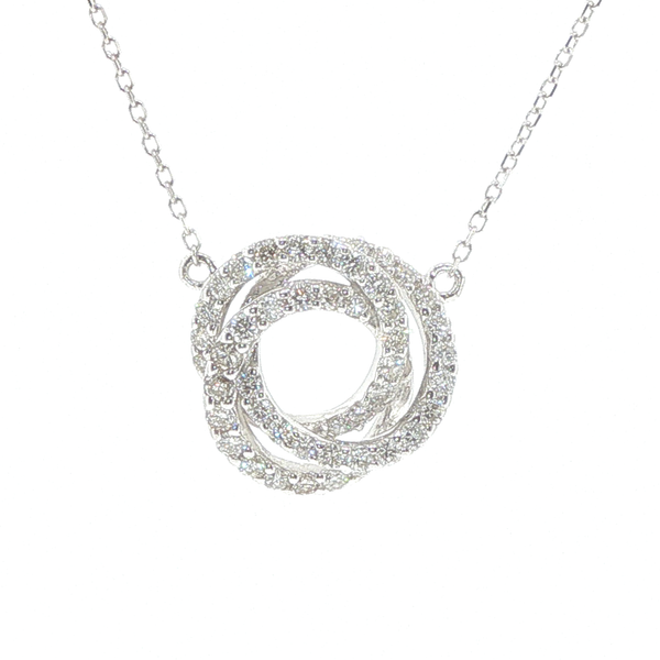 Diamond Swirl Pendant Biondi Diamond Jewelers Aurora, CO