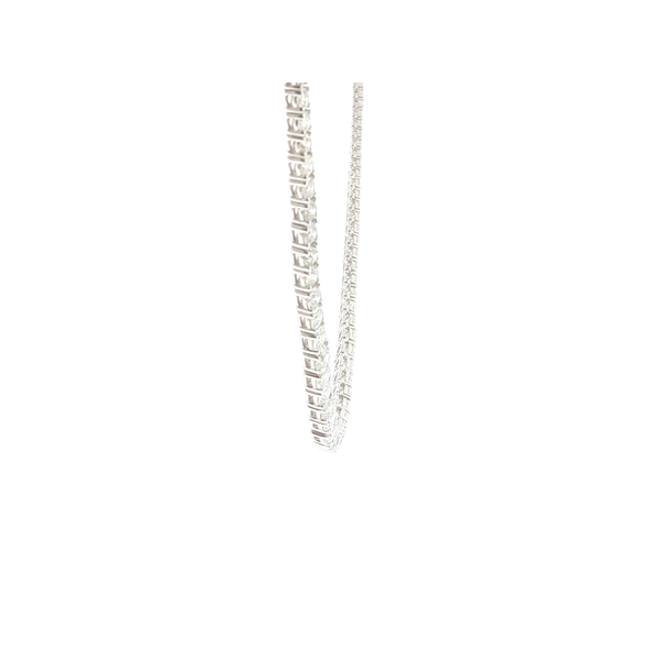 Elegant Radiance Diamond Tennis Necklace Image 2 Biondi Diamond Jewelers Aurora, CO
