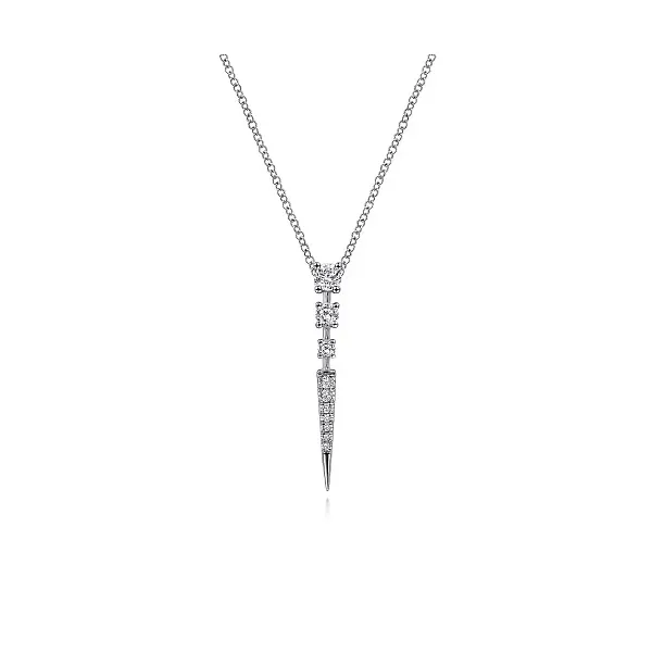 Diamond Spike Pendant Necklace Biondi Diamond Jewelers Aurora, CO