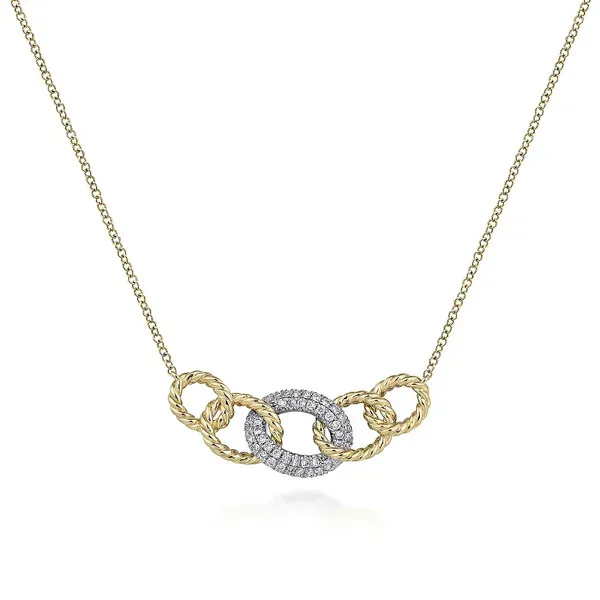 Diamond Link Necklace Biondi Diamond Jewelers Aurora, CO