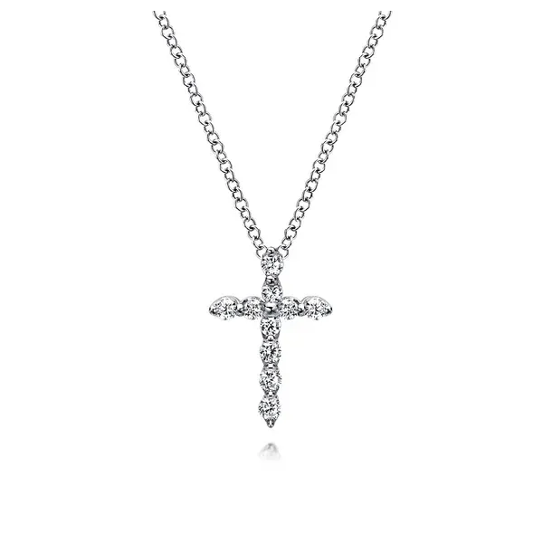 Diamond Cross Pendant Necklace Biondi Diamond Jewelers Aurora, CO