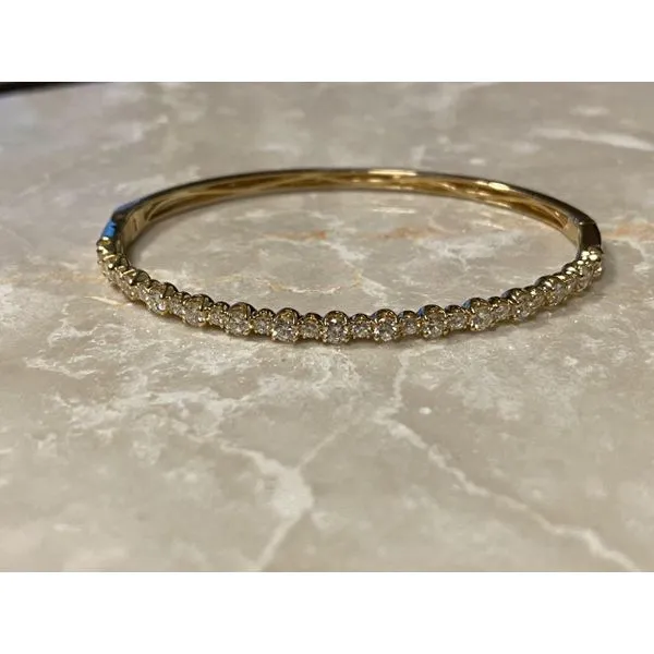 18KY 1.75CT Diamond Bangle Biondi Diamond Jewelers Aurora, CO