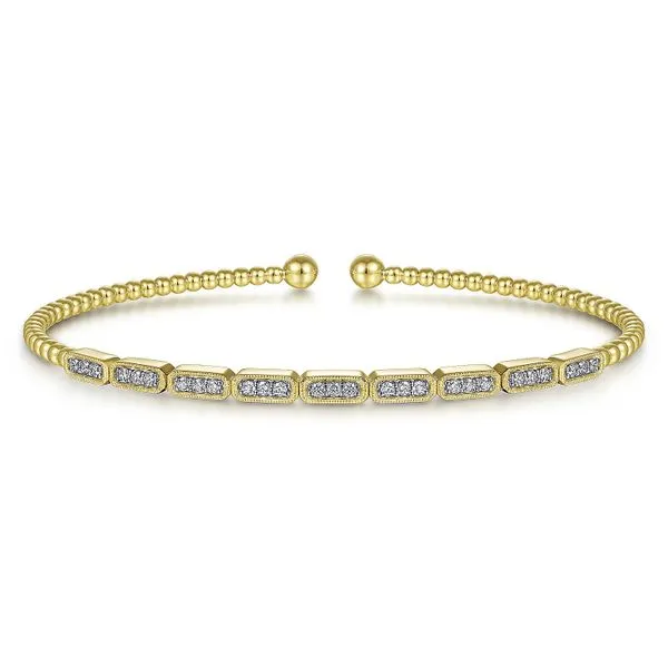 14KY Bujukan Bangle Diamond Bracelet Biondi Diamond Jewelers Aurora, CO