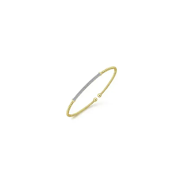 14KY Bar Bujukan Bracelet with .33CTW Diamonds Image 2 Biondi Diamond Jewelers Aurora, CO