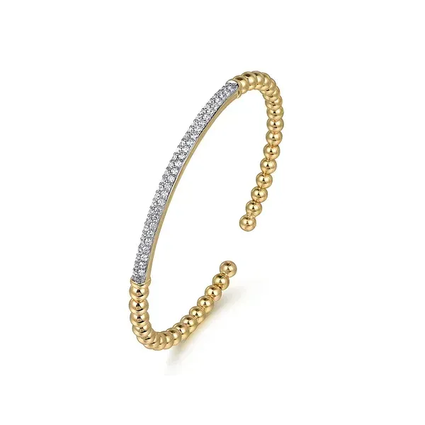 14KY Double Row Diamond Bujukan Bracelet Image 2 Biondi Diamond Jewelers Aurora, CO