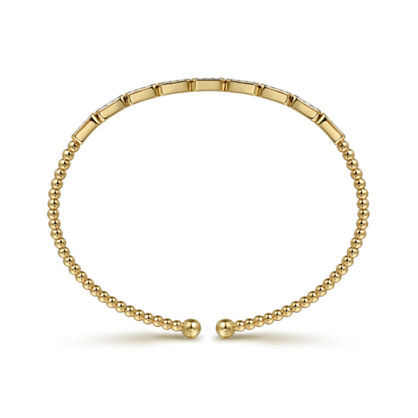 14KY Bujukan Bangle Diamond Bracelet Image 3 Biondi Diamond Jewelers Aurora, CO