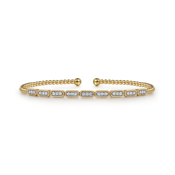 14KY Bujukan Bangle Diamond Bracelet Biondi Diamond Jewelers Aurora, CO