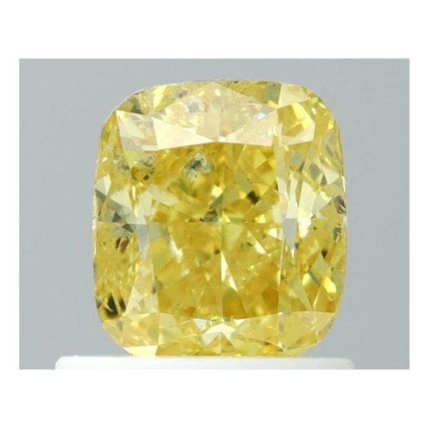 1.01 Carat Fancy Vivid Yellow Cushion Cut Loose Diamond I1 Biondi Diamond Jewelers Aurora, CO