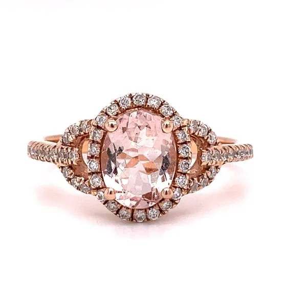 Morganite and Diamond Ring Biondi Diamond Jewelers Aurora, CO