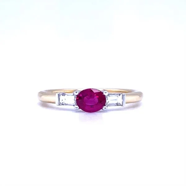 Ruby and Baguette Ring Biondi Diamond Jewelers Aurora, CO