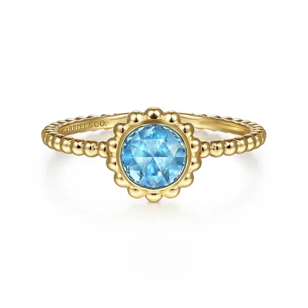 Bujukan Blue Topaz Ring Biondi Diamond Jewelers Aurora, CO