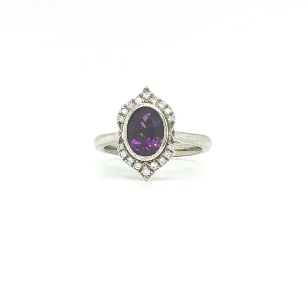 14KW Amethyst and Diamond Ring Biondi Diamond Jewelers Aurora, CO