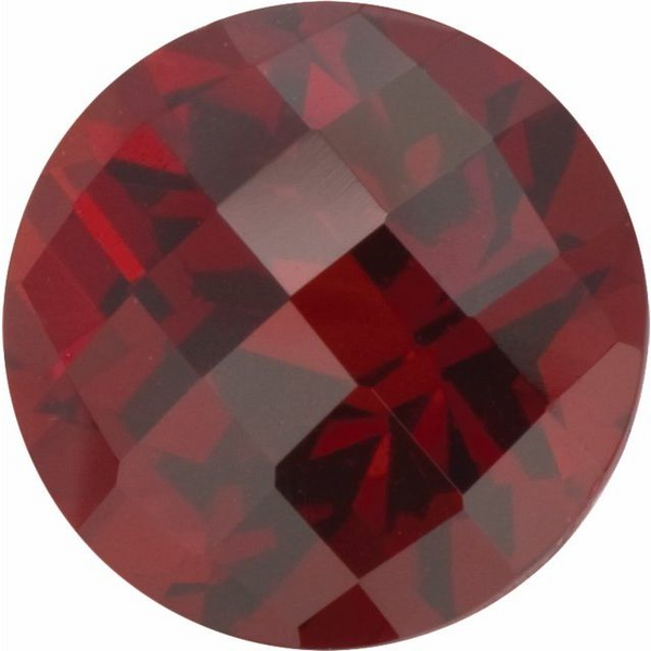 8MM Round Checkerboard AA Natural Mozambique Garnet Loose Gemstone Biondi Diamond Jewelers Aurora, CO