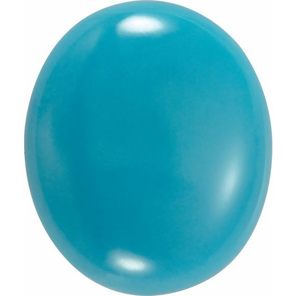 8 x 6MM Oval Cabochon Natural Blue Turquoise Loose Gemstone Biondi Diamond Jewelers Aurora, CO