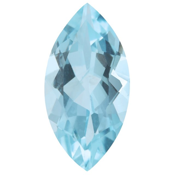 8 x 4MM Marquise Faceted AA Natural Aquamarine Loose Gemstone Biondi Diamond Jewelers Aurora, CO