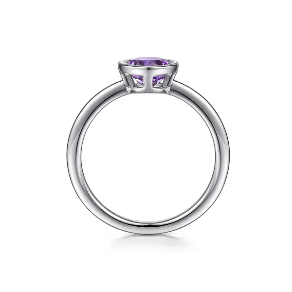 Sterling Silver Amethyst Ring Image 3 Biondi Diamond Jewelers Aurora, CO