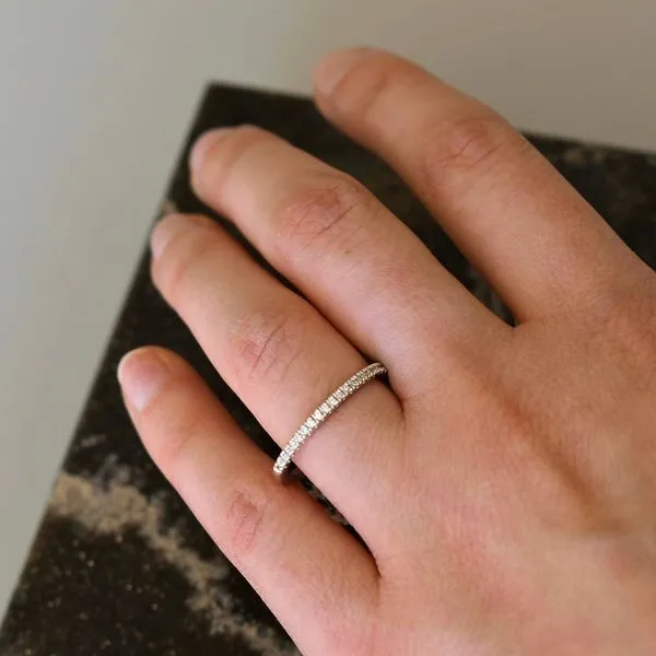 Martin Flyer Wedding Band Image 2 Black River Diamond Company Medford, WI