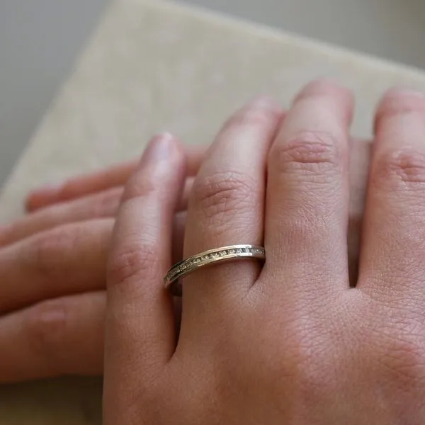 Martin Flyer Wedding Band Image 2 Black River Diamond Company Medford, WI