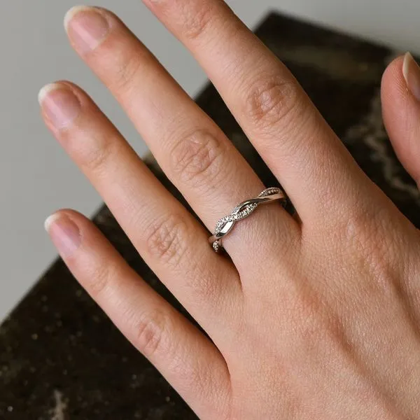 Martin Flyer Wedding Band Image 2 Black River Diamond Company Medford, WI