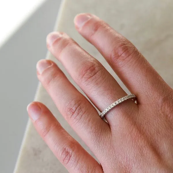 Martin Flyer Wedding Band Image 2 Black River Diamond Company Medford, WI