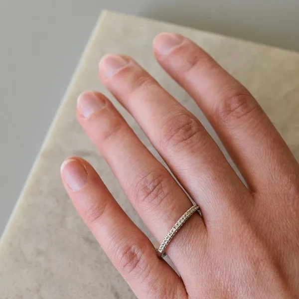 Martin Flyer Wedding Band Image 2 Black River Diamond Company Medford, WI