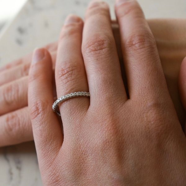 Martin Flyer Wedding Band Image 2 Black River Diamond Company Medford, WI