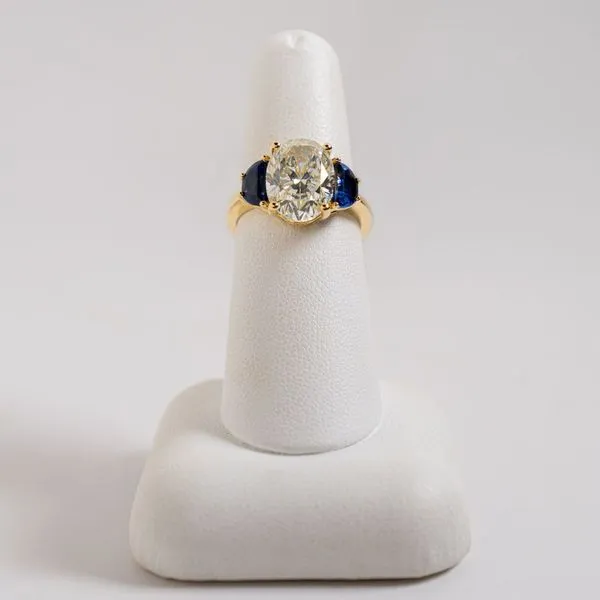 Diamond + Sapphire Fashion Ring Image 2 Black River Diamond Company Medford, WI