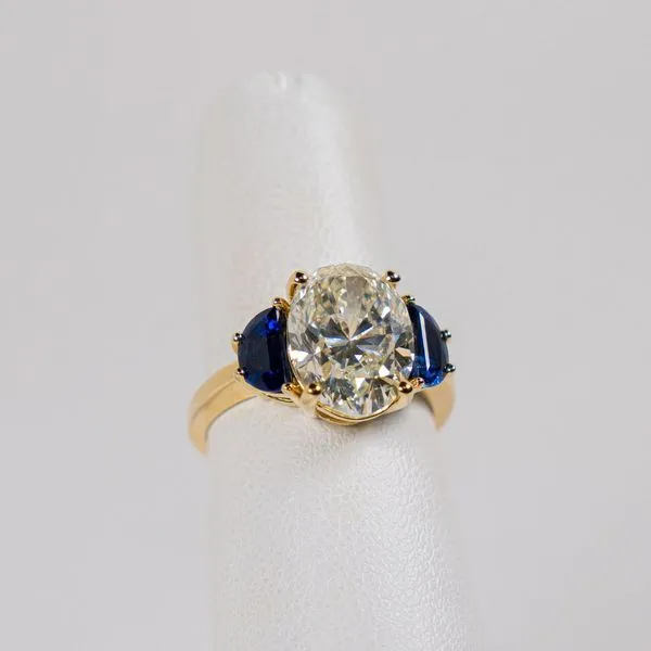 Diamond + Sapphire Fashion Ring Image 3 Black River Diamond Company Medford, WI