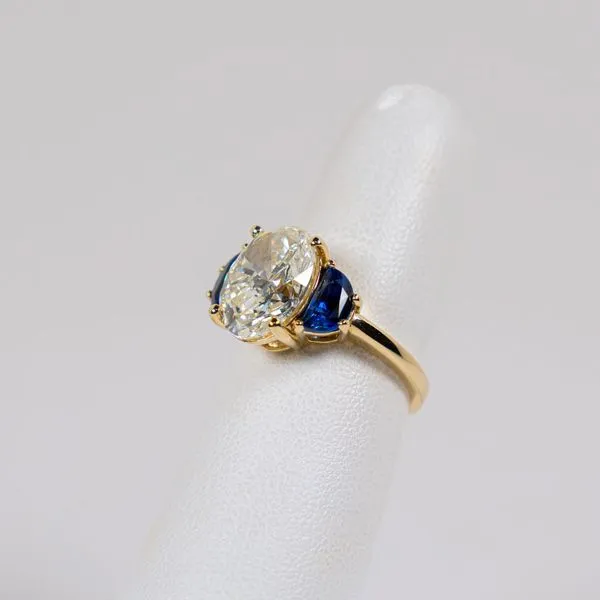 Diamond + Sapphire Fashion Ring Image 4 Black River Diamond Company Medford, WI