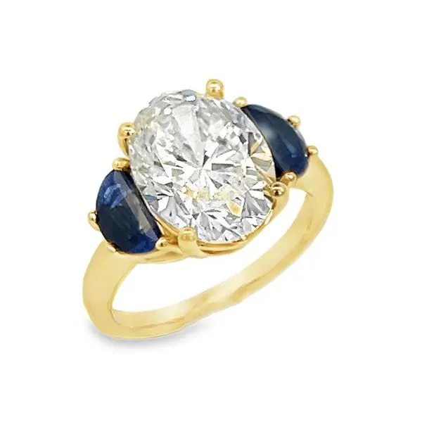 Diamond + Sapphire Fashion Ring Black River Diamond Company Medford, WI