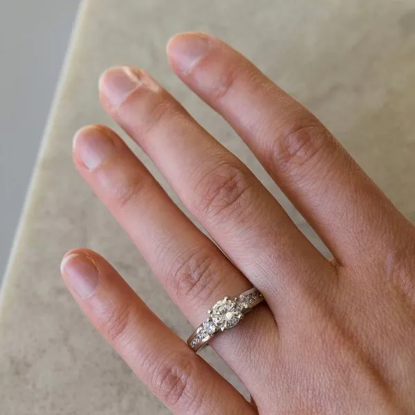 Martin Flyer Engagement Ring Image 2 Black River Diamond Company Medford, WI