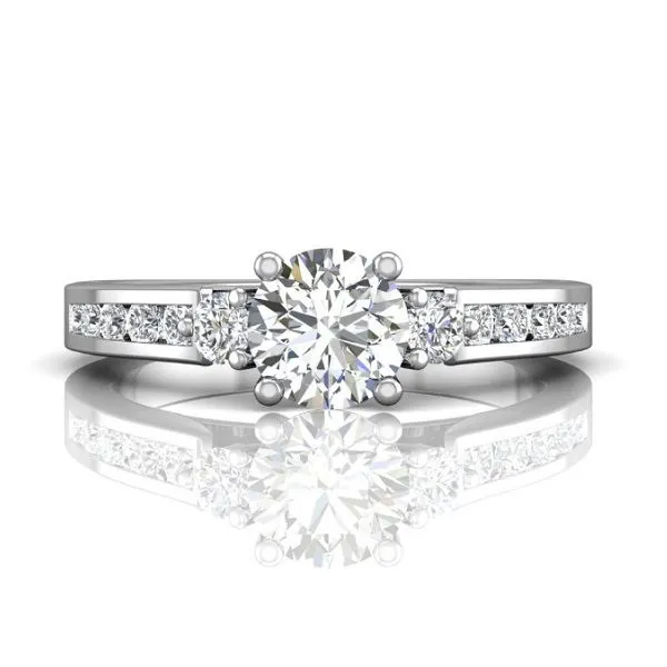 Martin Flyer Engagement Ring Black River Diamond Company Medford, WI