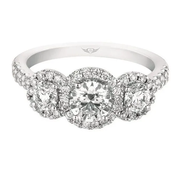 Martin Flyer Engagement Ring Black River Diamond Company Medford, WI