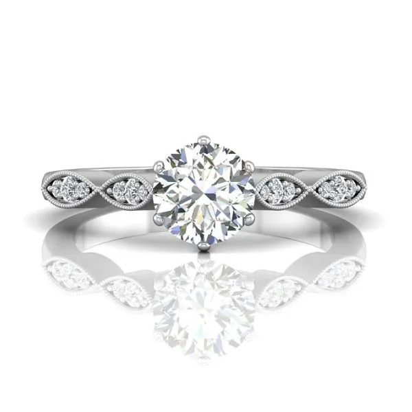 Martin Flyer Engagement Ring Black River Diamond Company Medford, WI