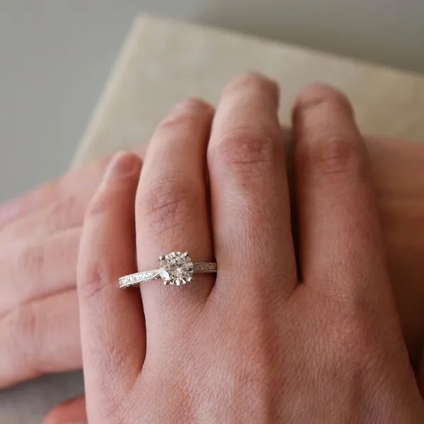 Martin Flyer Engagement Ring Image 2 Black River Diamond Company Medford, WI