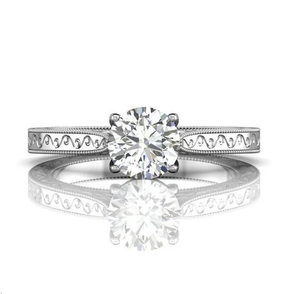 Martin Flyer Engagement Ring Black River Diamond Company Medford, WI