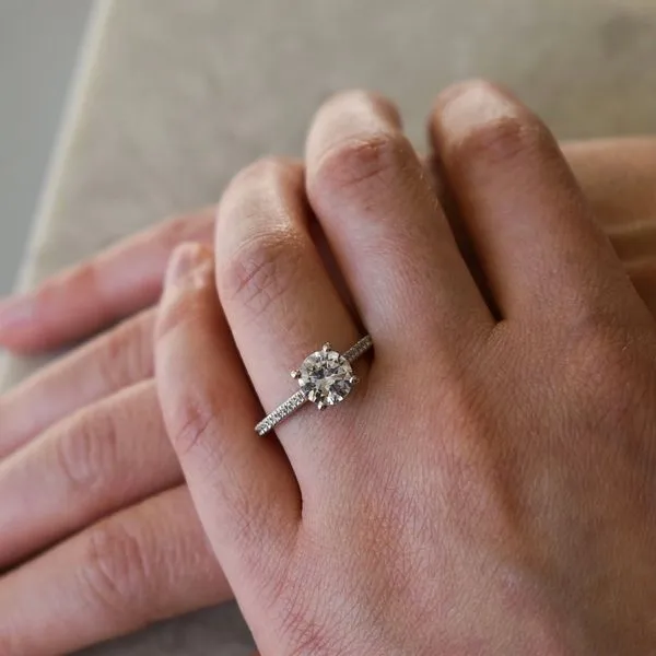 Martin Flyer Engagement Ring Image 2 Black River Diamond Company Medford, WI