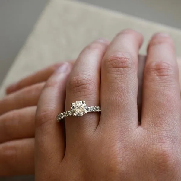 Martin Flyer Engagement Ring Image 2 Black River Diamond Company Medford, WI