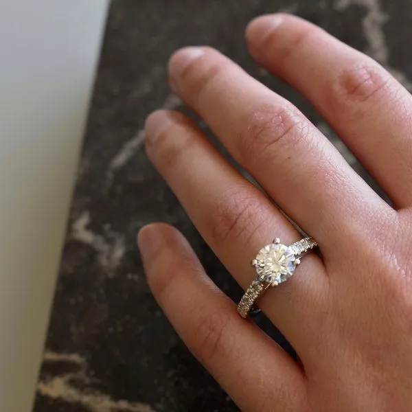 Martin Flyer Engagement Ring Image 2 Black River Diamond Company Medford, WI