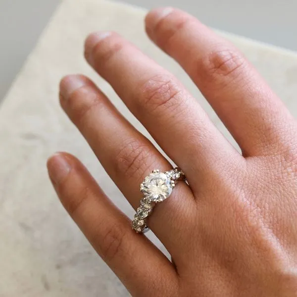 Martin Flyer Engagement Ring Image 2 Black River Diamond Company Medford, WI