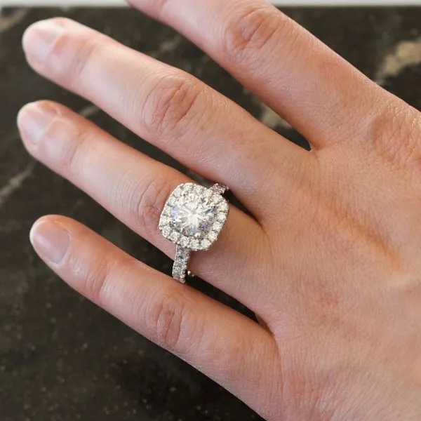 Martin Flyer Engagement Ring Image 2 Black River Diamond Company Medford, WI