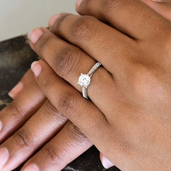 Martin Flyer Engagement Ring Image 2 Black River Diamond Company Medford, WI