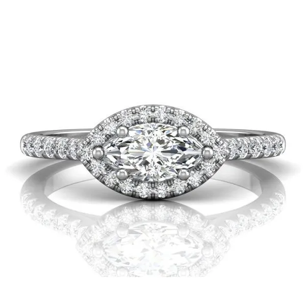 Martin Flyer Engagement Ring Black River Diamond Company Medford, WI
