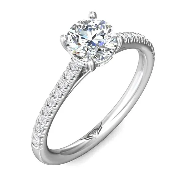 Martin Flyer Engagement Ring Black River Diamond Company Medford, WI
