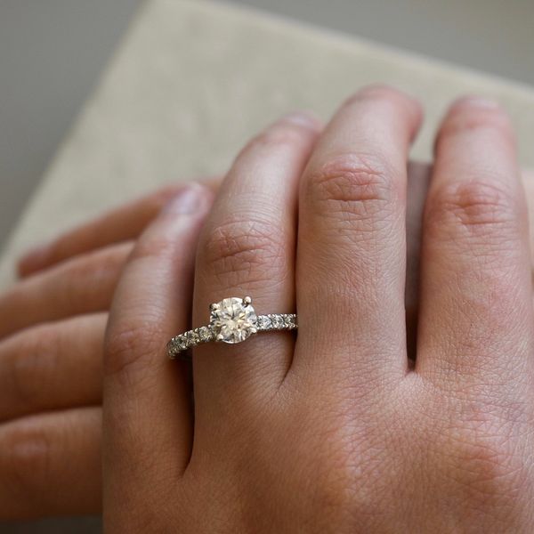 Martin Flyer Engagement Ring Image 2 Black River Diamond Company Medford, WI