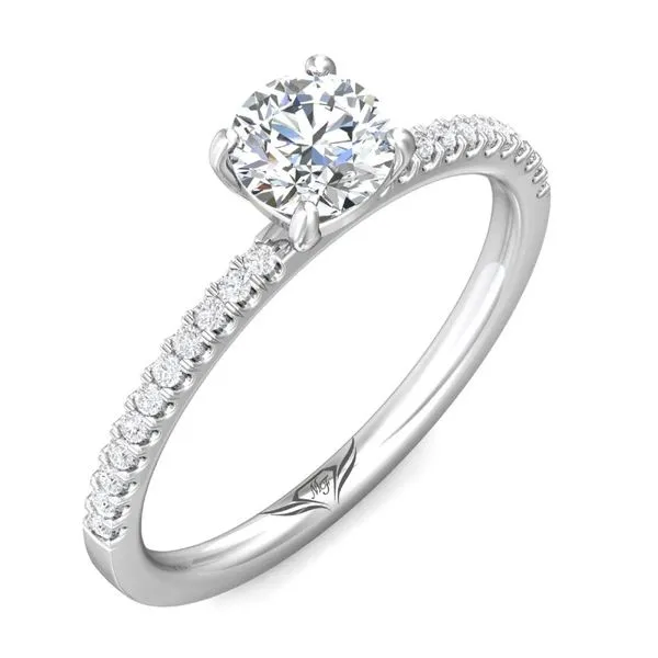 Martin Flyer Engagement Ring Black River Diamond Company Medford, WI