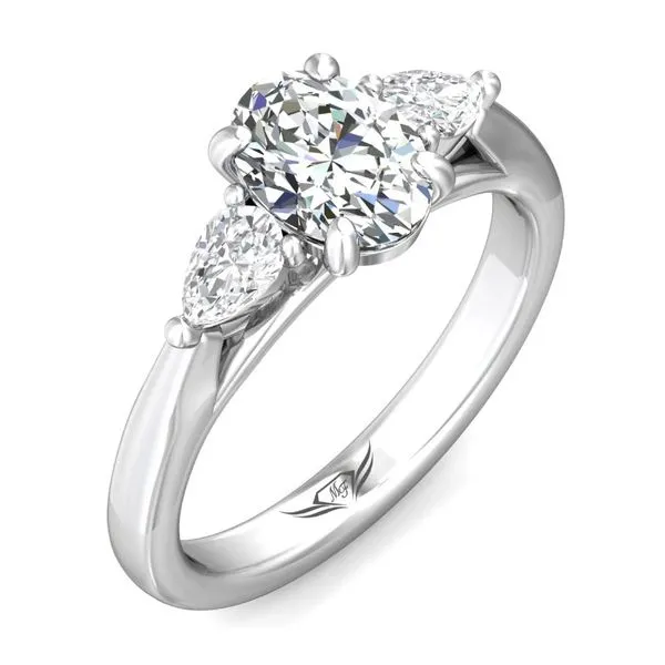 Martin Flyer Engagement Ring Black River Diamond Company Medford, WI